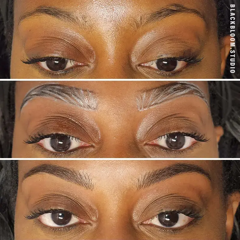 Patient 1 Microblading San Antonio, TX Before and After Photos