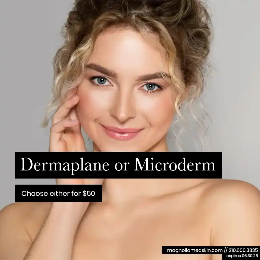 Special offer for Dermaplane or Microderm treatments