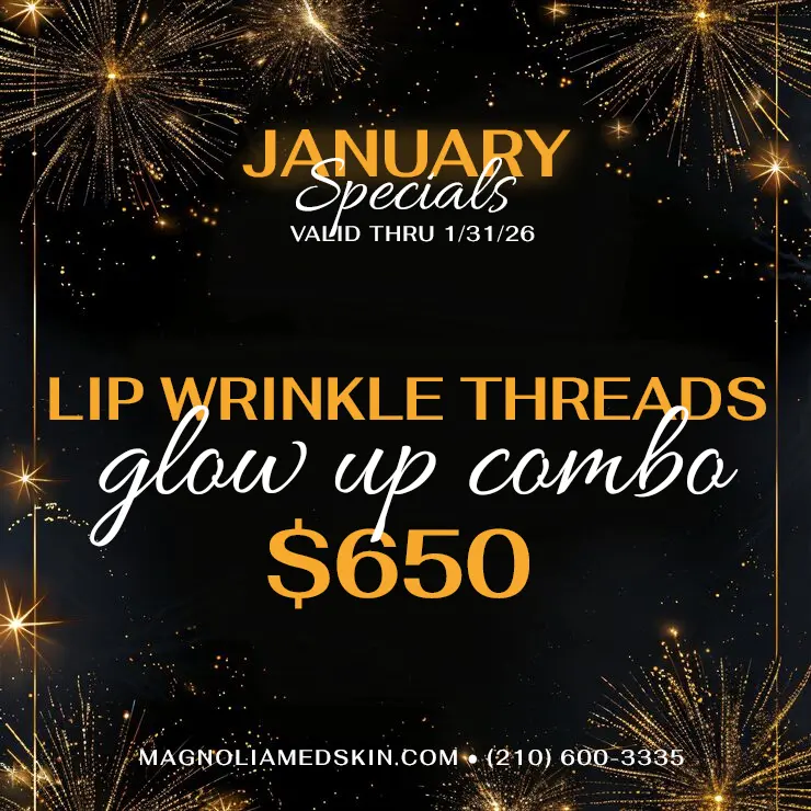 Magnolia Medical & Aesthetics Lip Wrinkle Threads Glow Up Combo Medical Spa Special
