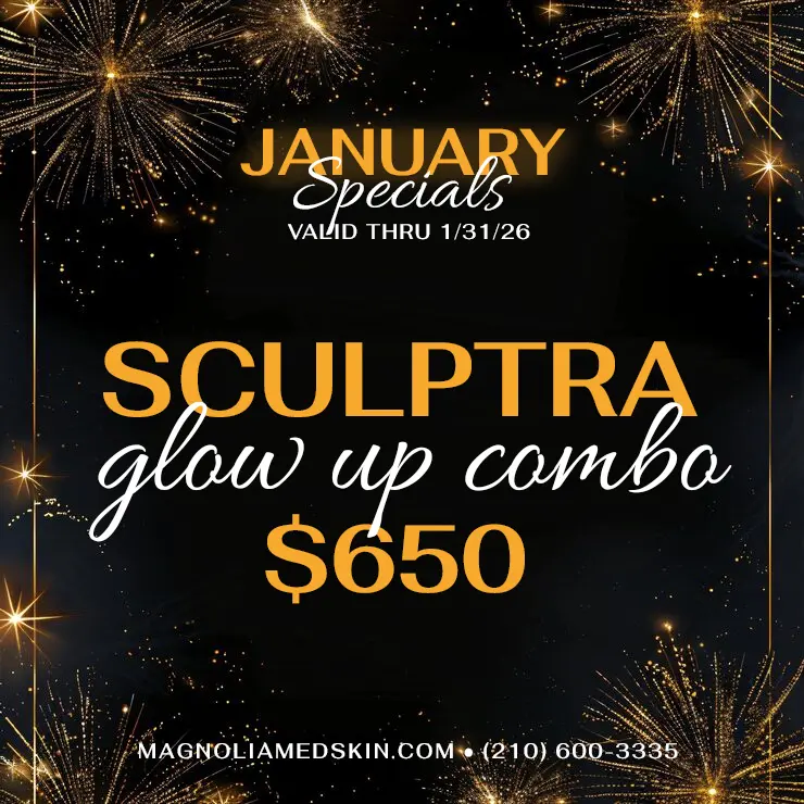 Magnolia Medical & Aesthetics Sculptra Glow Up Combo Medical Spa Special