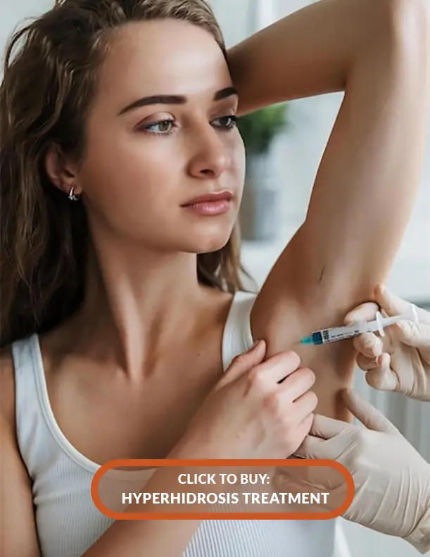 Botox for Excessive sweating in San Antonio provided by MMA
